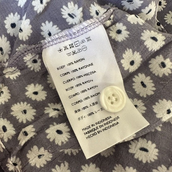 Faithfull The Brand x Anthropologie Danica Floral Tie Front Crop Top 10 - Picture 7 of 7